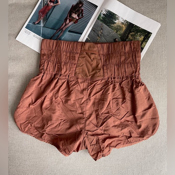 Free People FP Movement The Way Home Lined Shorts In Peruvian Walnut Size S - Picture 8 of 14
